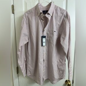NWT Vineyard Vines Men’s Button Down Classic Fit Tucker Shirt